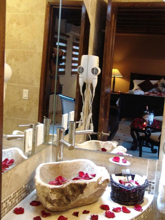 提欧精品酒店 圣米格尔－德阿连德 客房 照片 A bathroom at the hotel